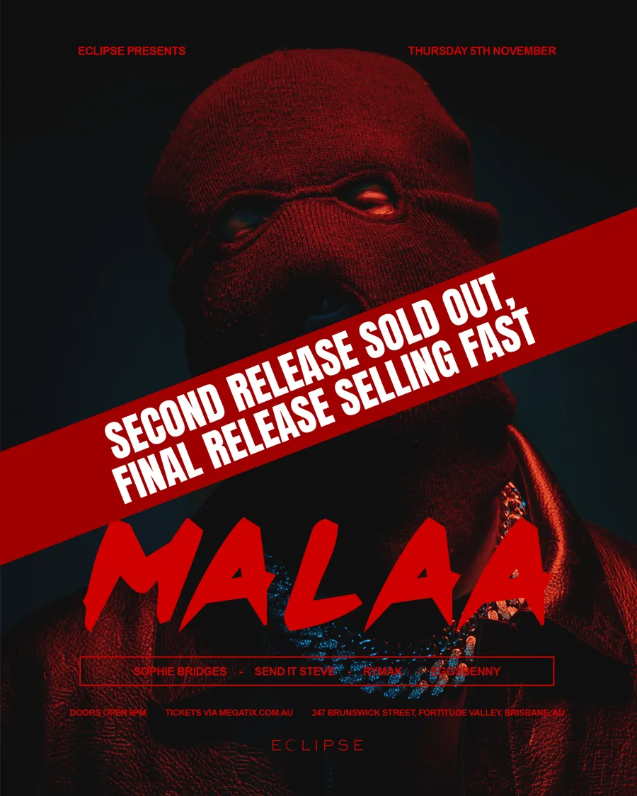 MALAA at Eclipse, Thursday 5 November